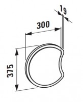 Laufen FLORAKIDS zrcadlo tělo housenk 300x375 mm   H4616120034721